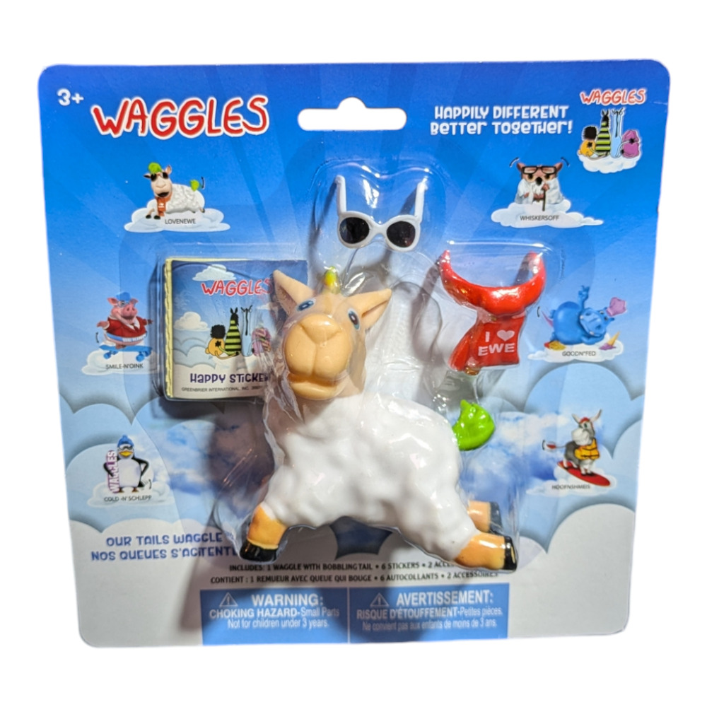 Waggles LOVENEWE The Sheep Figure, a toy from the Waggles franchise